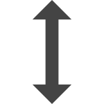 Arrows Long V SVG Icon